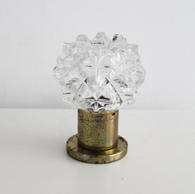 Brutalist Table Lamps Nicknamed the Crystals by Kamenicky Senov Manufacturer for Kamenický Šenov, 1970s, Set of 2-BAR-2032306