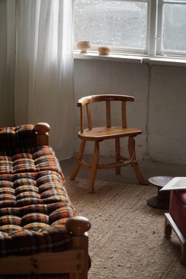 Brutalist Three-Seater Sofa in Pine, 1960s-MXF-1807548