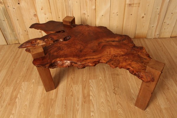 Brutalist Tree Trunk Coffee Table-KMQ-1098300