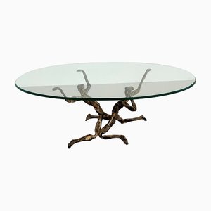 Brutalist Trinidad Coffee Table in Bronze by Salvino Marsura, 1960-VNE-1397306