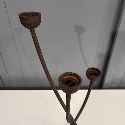 Brutalist Tripod Candleholder, 1960s-CQE-1262788