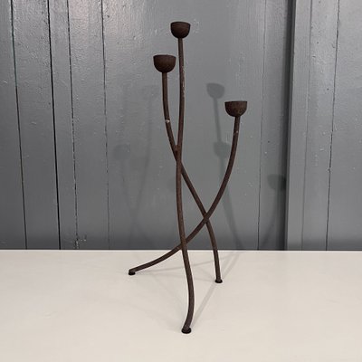 Brutalist Tripod Candleholder, 1960s-CQE-1262788