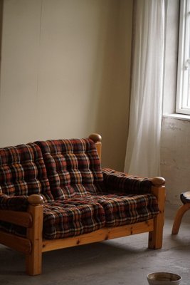 Brutalist Two-Seater Sofa in Pine, 1960s-MXF-1807552