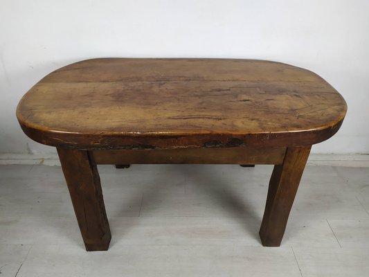 Brutalist Walnut Dining Table-EAD-1716643