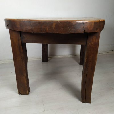 Brutalist Walnut Dining Table-EAD-1716643