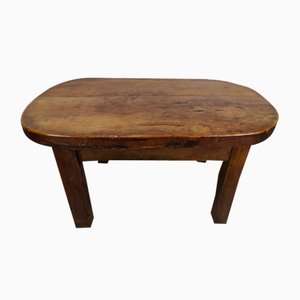 Brutalist Walnut Dining Table-EAD-1716643