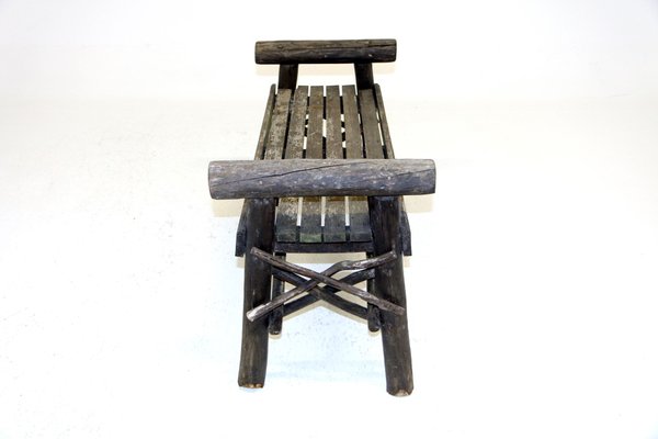 Brutalist Wood Bench, Sweden, 1970-GEK-1216070