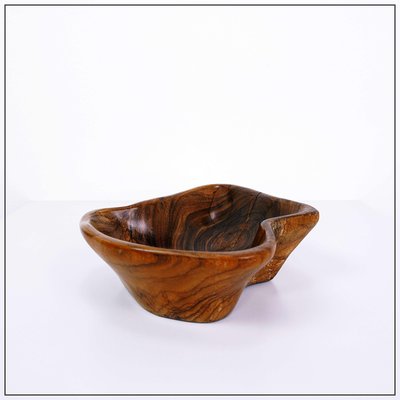 Brutalist Wooden Bowl in the style of Alexandre Noll-NYF-2019144