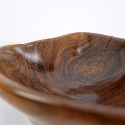 Brutalist Wooden Bowl in the style of Alexandre Noll-NYF-2019144