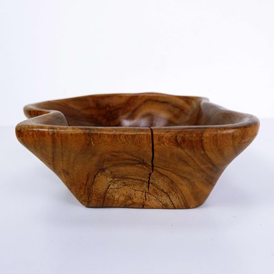 Brutalist Wooden Bowl in the style of Alexandre Noll-NYF-2019144