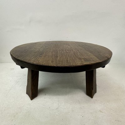 Brutalist Wooden Coffee Table, 1970s-BGP-1797672