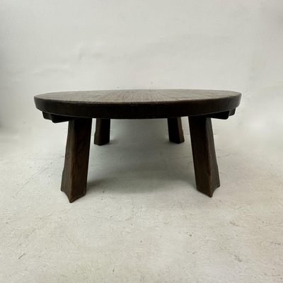 Brutalist Wooden Coffee Table, 1970s-BGP-1797672