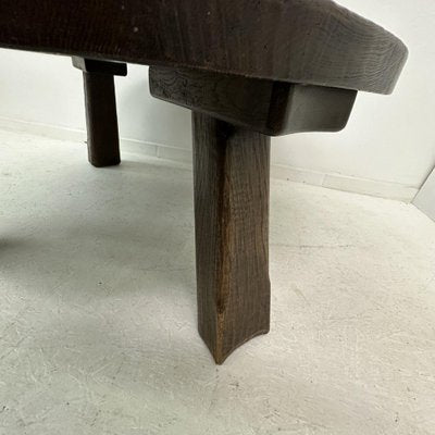 Brutalist Wooden Coffee Table, 1970s-BGP-1797672