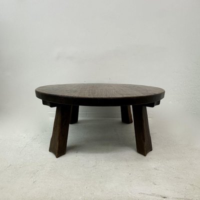 Brutalist Wooden Coffee Table, 1970s-BGP-1797672