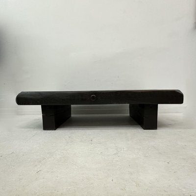 Brutalist Wooden Coffee Table, 1970s-BGP-1797671