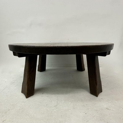 Brutalist Wooden Coffee Table, 1970s-BGP-1797672