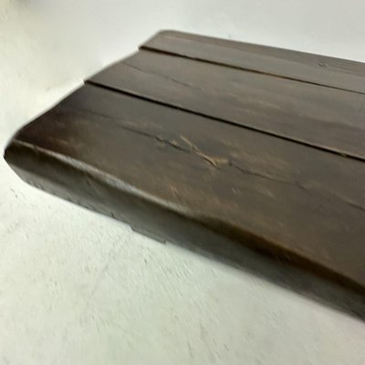 Brutalist Wooden Coffee Table, 1970s-BGP-1797671