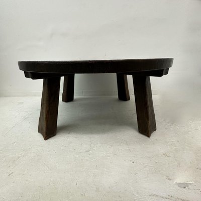 Brutalist Wooden Coffee Table, 1970s-BGP-1797672