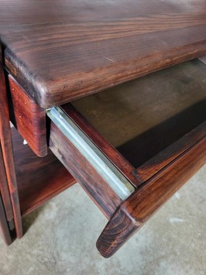 Brutalist Wooden Dining Shelf, 1970s-ITU-1795832