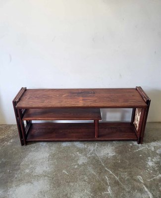 Brutalist Wooden Open Sideboard, 1970s-ITU-1795829