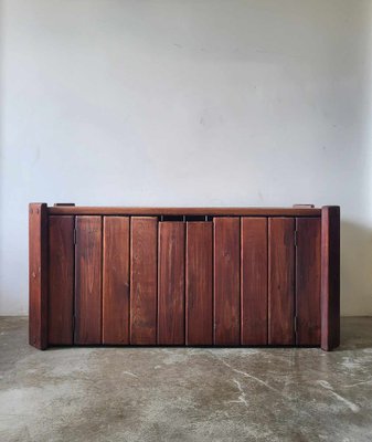 Brutalist Wooden Sideboard, 1970s-ITU-1795827