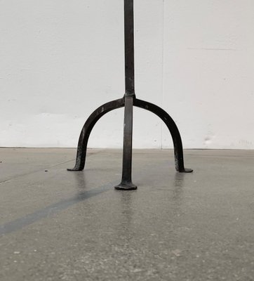 Brutalist Wrought Iron Candleholder-UAH-979477