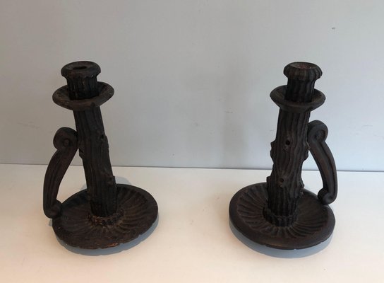 Brutalistic Candlesticks, Set of 2-BA-1365441