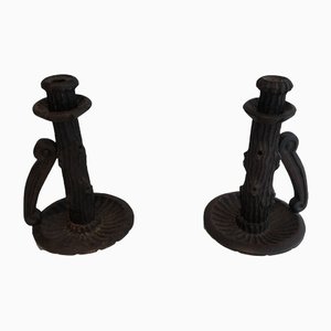 Brutalistic Candlesticks, Set of 2-BA-1365441