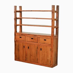 Brutalistic Dutch Oak Stokkenkast Cheese Shelf-IXC-1426346