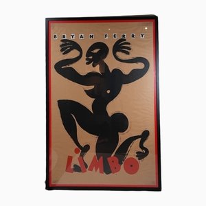 Bryan Ferry, Limbo, Mixed Media on Paper, Framed-TCS-1215978