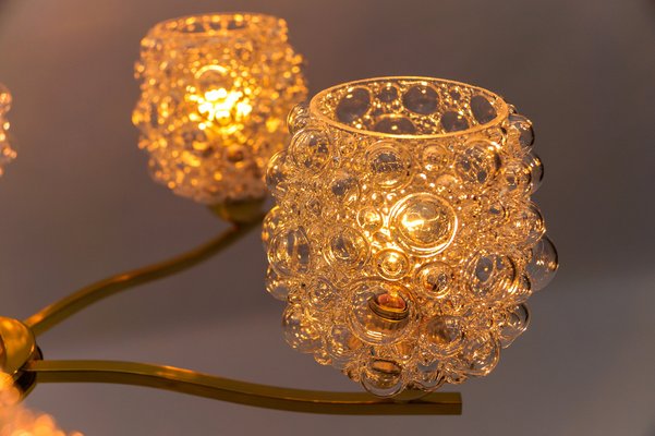 Bubble Glass Chandelier by Helena Tynell, Germany, 1960s-KQB-1817977