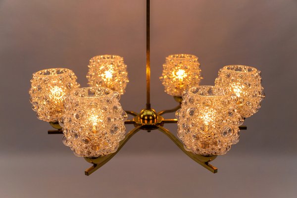 Bubble Glass Chandelier by Helena Tynell, Germany, 1960s-KQB-1817977