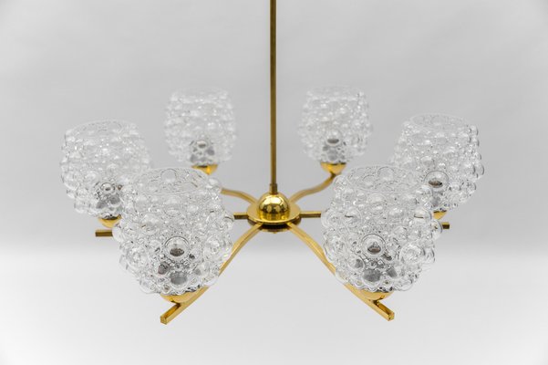 Bubble Glass Chandelier by Helena Tynell, Germany, 1960s-KQB-1817977