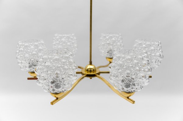 Bubble Glass Chandelier by Helena Tynell, Germany, 1960s-KQB-1817977