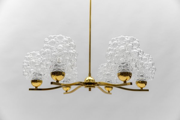 Bubble Glass Chandelier by Helena Tynell, Germany, 1960s-KQB-1817977