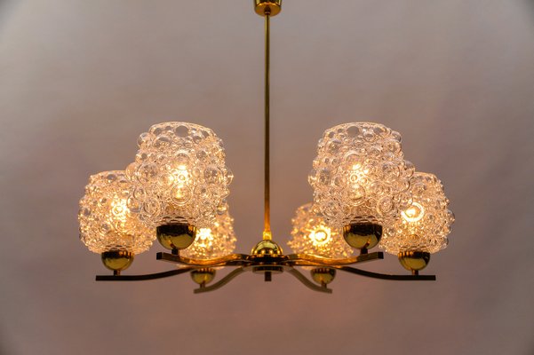 Bubble Glass Chandelier by Helena Tynell, Germany, 1960s-KQB-1817977