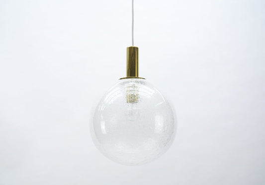 Bubble Glass Globe Ceiling Lamp from Doria Leuchten, Germany, 1960s