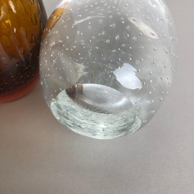 Bubble Glass Vases by Hirschberg, Germany, 1970s, Set of 2-QZ-1106460