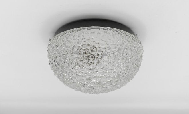 Bubble Glass Wall Lamps, Germany, 1960s, Set of 2-KQB-1812881