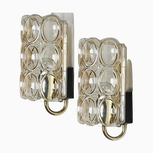 Bubble Glass Wall Lights by Tynell for Glashütte Limburg, 1960, Set of 2-VDW-2044194