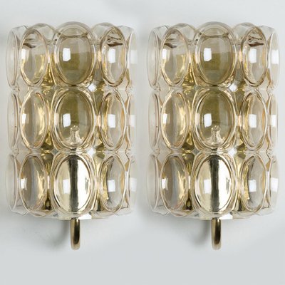 Bubble Glass Wall Lights by Tynell for Glashütte Limburg, 1960s, Set of 2-VDW-2036504