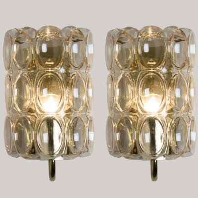 Bubble Glass Wall Lights by Tynell for Glashütte Limburg, 1960s, Set of 2-VDW-2036504