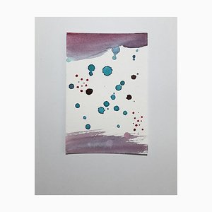 Bubbles, Original Watercolor Drawing by Antonietta Valente, 2020-ZCI-892019