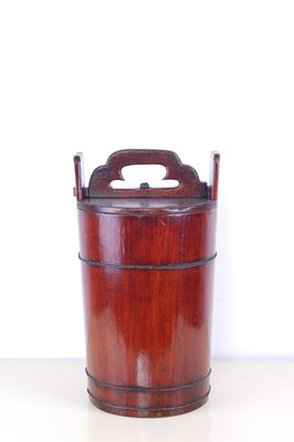 Bucket with Wooden Lid, 1940s-XSG-1016490