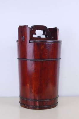 Bucket with Wooden Lid, 1940s-XSG-1016490