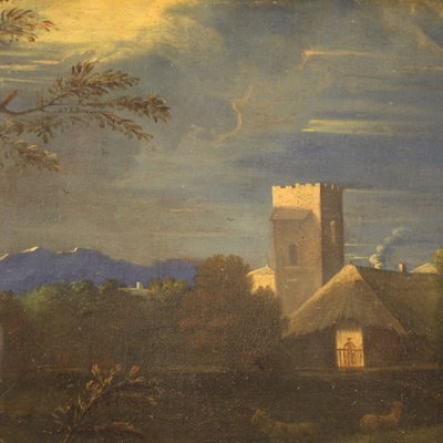 Bucolic Landscape, 1770s, Oil on Canvas-RP-2016173