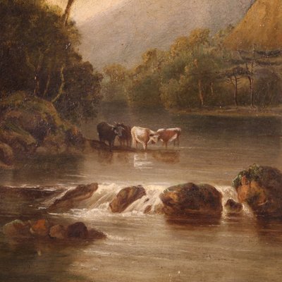 Bucolic Landscape, 1880, Oil on Canvas, Framed-RP-1744421