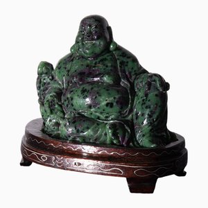 Budai Buddha in Speckled Jade, 1900-RCE-2032334