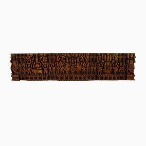 Buddhist Wooden Sculpture with 64 Characters, Kazakhstan, 1950s-MZP-1778451