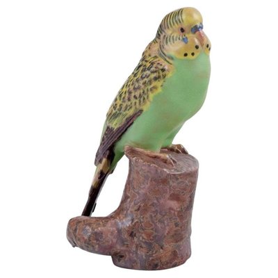 Budgie in Hand-Painted and Glazed Earthenware by Jeanne Grut for Royal Copenhagen, 1970s-AR-2042255